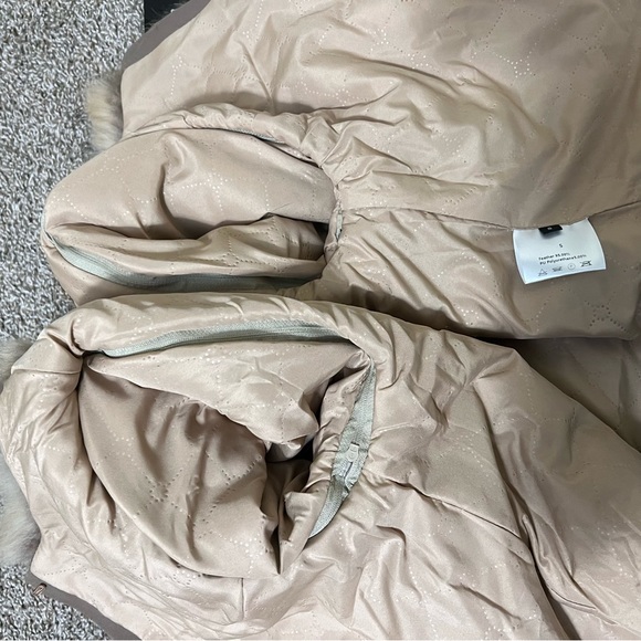 Genuine Raccoon Vest Jacket Crop Jacket Puffer Bomber Fur Coat Trench Long Sleev - Picture 14 of 15